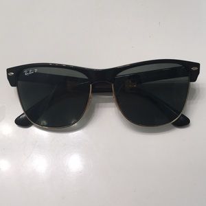 Ray Ban Clubmaster Oversized Polarized sunglasses
